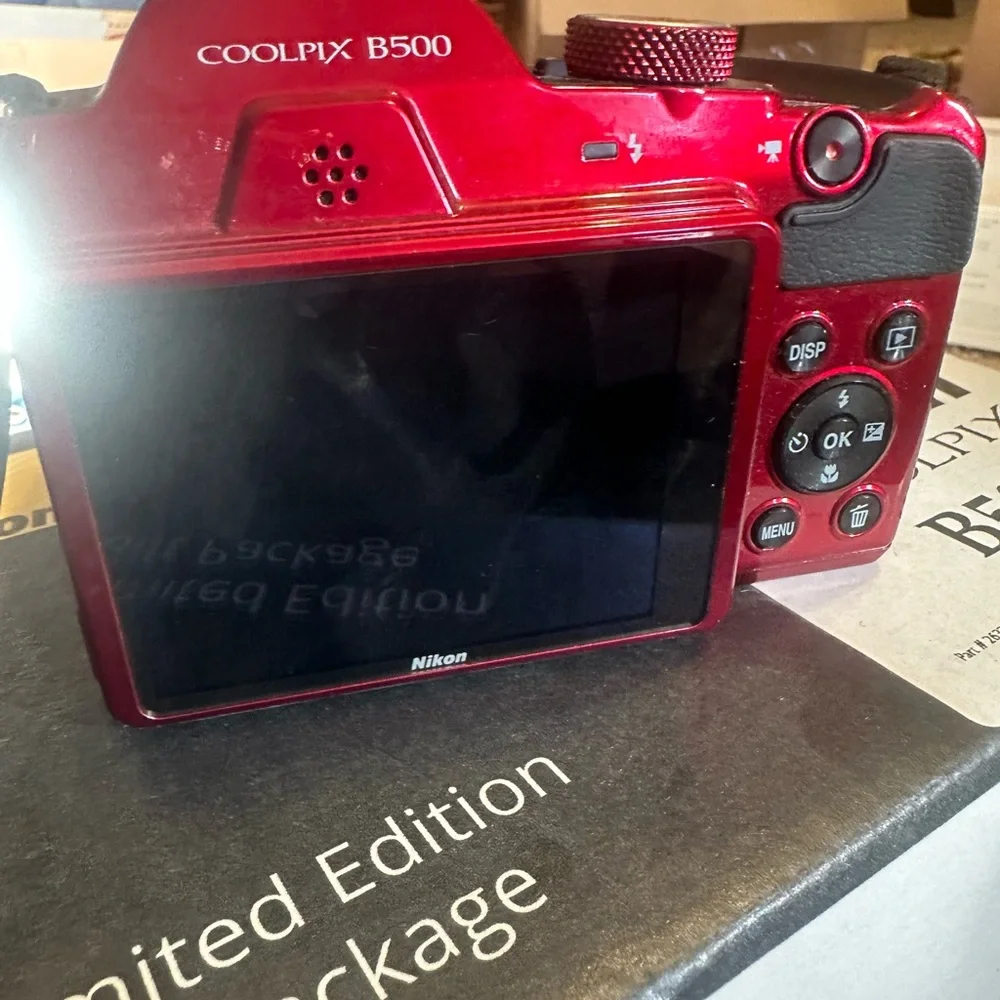Nikon COOLPIX Red Digital Camera